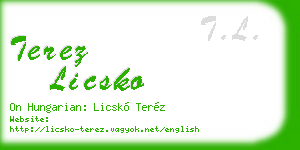 terez licsko business card
